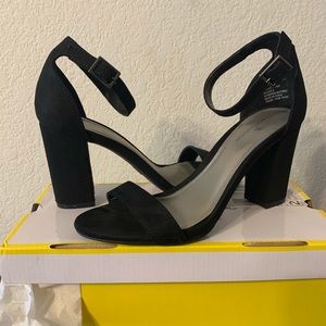 🖤🖤WIDE HIGH BLOCK HEELS - BLACK🖤🖤